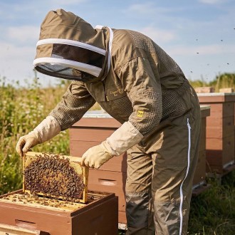 Tuta da apicoltore con ventilazione parziale Elegant Bee taglia: S-XXXXL