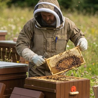 Tuta da apicoltore con ventilazione parziale Elegant Bee taglia: S-XXXXL