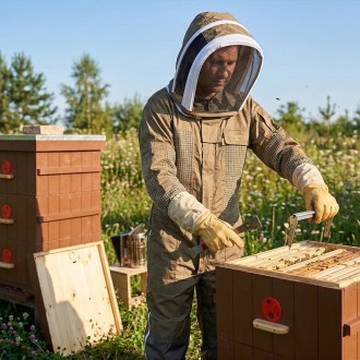 Tuta da apicoltore con ventilazione parziale Elegant Bee taglia: S-XXXXL