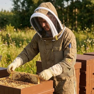 Tuta da apicoltore con ventilazione parziale Elegant Bee taglia: S-XXXXL