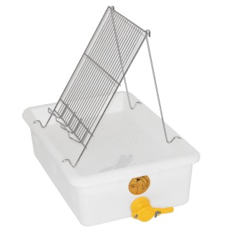 Vassoio per disopercolatura Mellarius - 1 telaio - vasca in plastica - acciaio inox