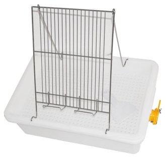 Vassoio per disopercolatura Mellarius - 1 telaio - vasca in plastica - acciaio inox