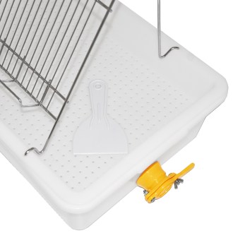 Vassoio per disopercolatura Mellarius - 1 telaio - vasca in plastica - acciaio inox