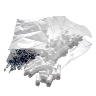 Distanziatori con chiodi - bianchi - 100 pezzi