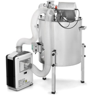 Dispositivo di miscelazione a doppia parete ApiCera® con riscaldamento e essiccatore - 185 kg