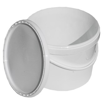 Secchiello per miele in plastica 15 kg bianco