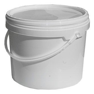 Secchiello per miele in plastica 15 kg bianco
