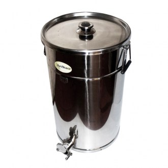 Serbatoio di smielatura con valvola di scarico in acciaio inox - 50 kg