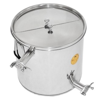 Serbatoio di smielatura e decantazione Mellarius da 50 l con 2 filtri
