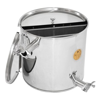 Serbatoio di smielatura e decantazione Mellarius da 50 l con 2 filtri