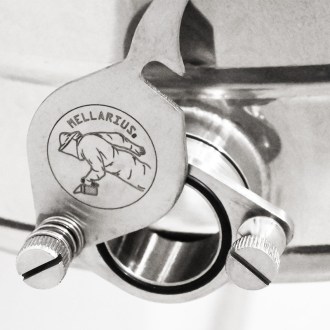 Maturatore Mellarius MiniLine 100 kg - rubinetto in acciaio inox