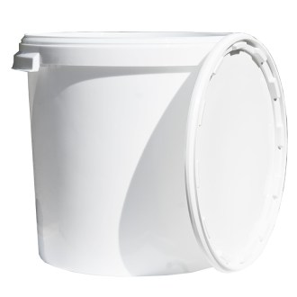 Secchiello per miele in plastica 40 kg bianco