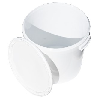Secchiello per miele in plastica 40 kg bianco