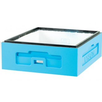 Melario in polistirolo Dadant Blatt 1/2 - colorato - blu