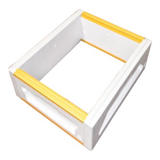 Melario in polistirolo 10 telaini 2/3 Langstroth - 159 mm