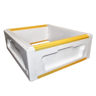 Melario in polistirolo 10 telaini 2/3 Langstroth - 159 mm