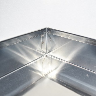 Coperchio in acciaio inox 530x530x60 mm - arnia 3 cm