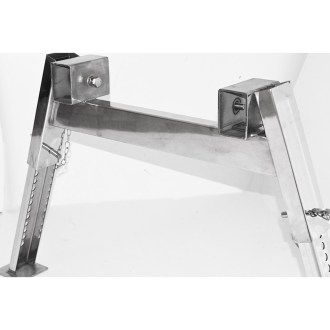 Supporto in acciaio inox per arnie 23,5 - 56,5 cm - 1 pezzo