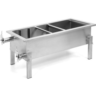Vasca di disopercolatura in acciaio inox ApiNord