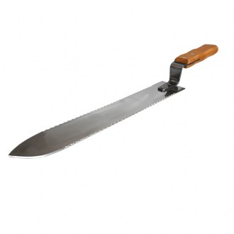 Coltello per disopercolatura - dentato - acciaio inox - 28 cm