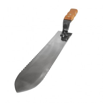 Coltello per disopercolatura - dentato - acciaio inox - 28 cm