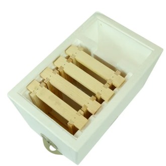 Cassettino di fecondazione - Lysoň - per 1 regina - non verniciato