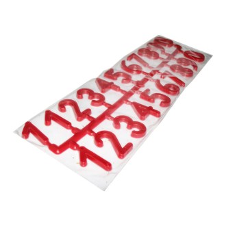 Numeri in plastica - 21 pezzi - pl