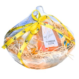 Cestino regalo Pleva con cosmetico per capelli II