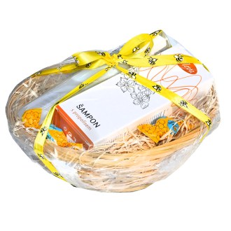 Cestino regalo Pleva con cosmetico per capelli