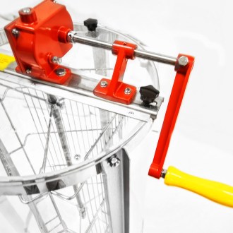 Smielatore Mellarius ProLine trasparente 3 favi manuale con manovella grande P40