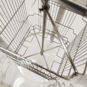 Smielatore Mellarius ProLine trasparente 4 favi manuale con manovella grande P45