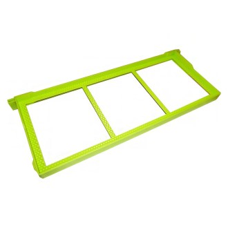 Telaino in plastica a costruzione libera Langstroth 2/3 159 - termotrattato - verde