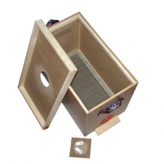 Sciamatore, cassetta, mini arnia 39 - MDF