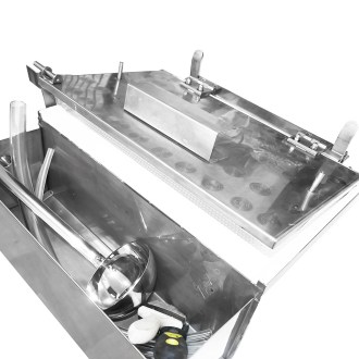 Torchio manuale per fogli cerei - raffreddato ad acqua - 420 x 205 mm