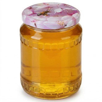 Coperchio per barattolo TO 82 - fiore rosa - HO11