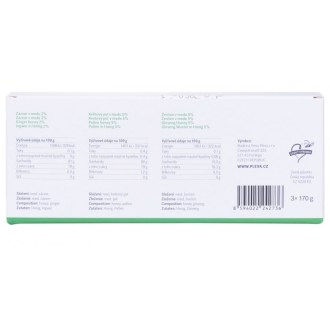 Mieli Pleva - zenzero, polline e ginseng nel miele - 3 x 170 g