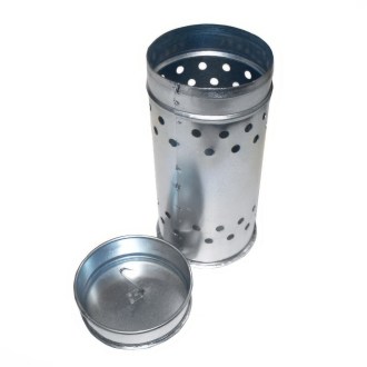 Lampada per fumigazione con stoppini di zolfo - zincata 20,5 cm