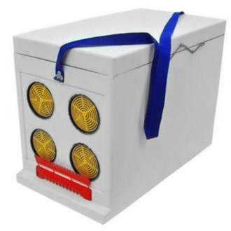 Apiscampo / arnia Dadant Blatt, 6 telaini, Lysoň - non verniciata