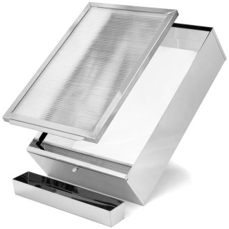 Sceratrice solare in acciaio inossidabile ApiCera®