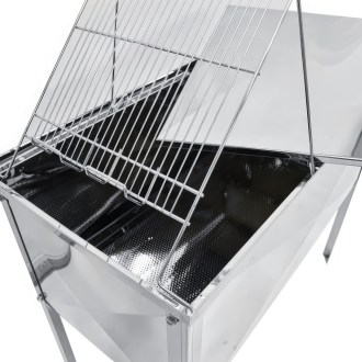 Tavolo disopercolatore Mellarius con coperchio - 100 cm