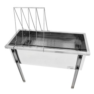 Banco per disopercolatura Lysoň Optima - vasca in acciaio inox - P 75 cm Langstroth