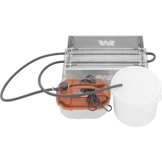 Disopercolatore manuale a rullo per telaini con generatore di vapore 39 × 24 cm