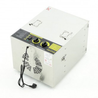 Essiccatore di polline in acciaio inox 59L, 10 cassetti