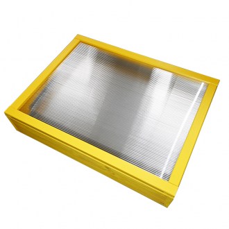 Fonditore di cera solare JaHan, policarbonato, acciaio inox 74,5x54 cm