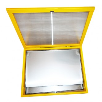 Fonditore di cera solare JaHan, policarbonato, acciaio inox 74,5x54 cm