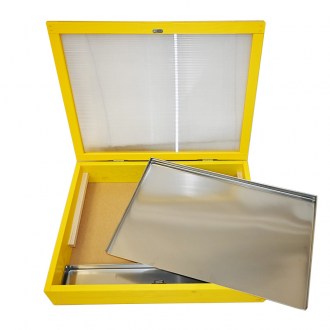 Fonditore di cera solare JaHan, policarbonato, acciaio inox 74,5x54 cm
