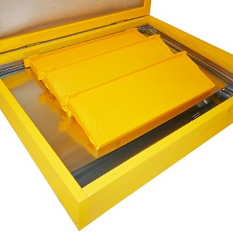Fonditore di cera solare JaHan, policarbonato, acciaio inox 74,5x54 cm