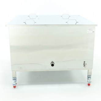 Fonditore per cera con fornello a gas - inox - Max