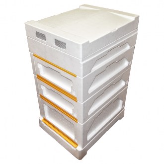 Arnia in polistirolo Langstroth - completa 10 telaini