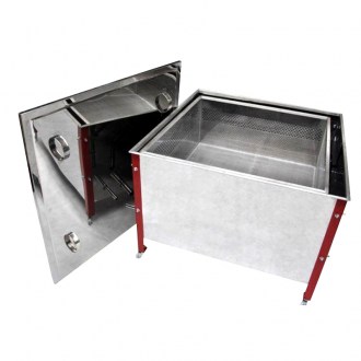 Fonditore per cera con fornello a gas - inox - Max